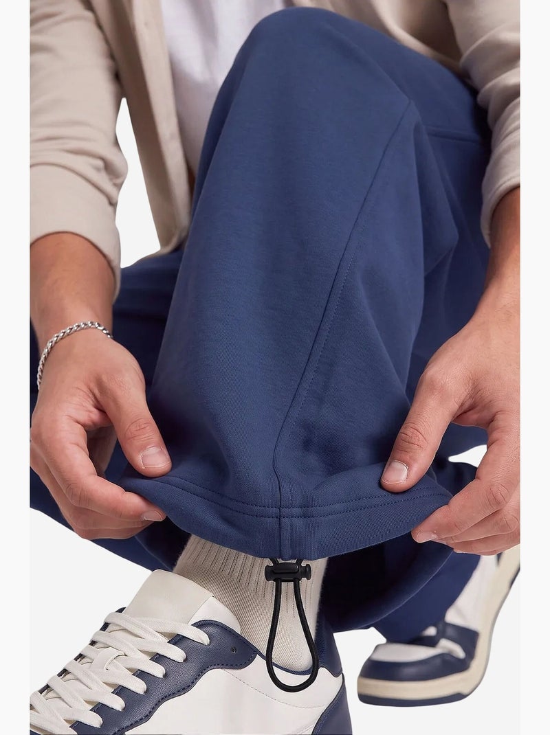 Pantaloni della tuta da uomo in misto cotone tommy Blu marino - Kiabi