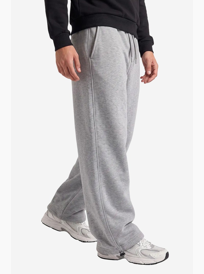 Pantaloni della tuta da uomo in misto cotone tommy Grigio chiaro - Kiabi