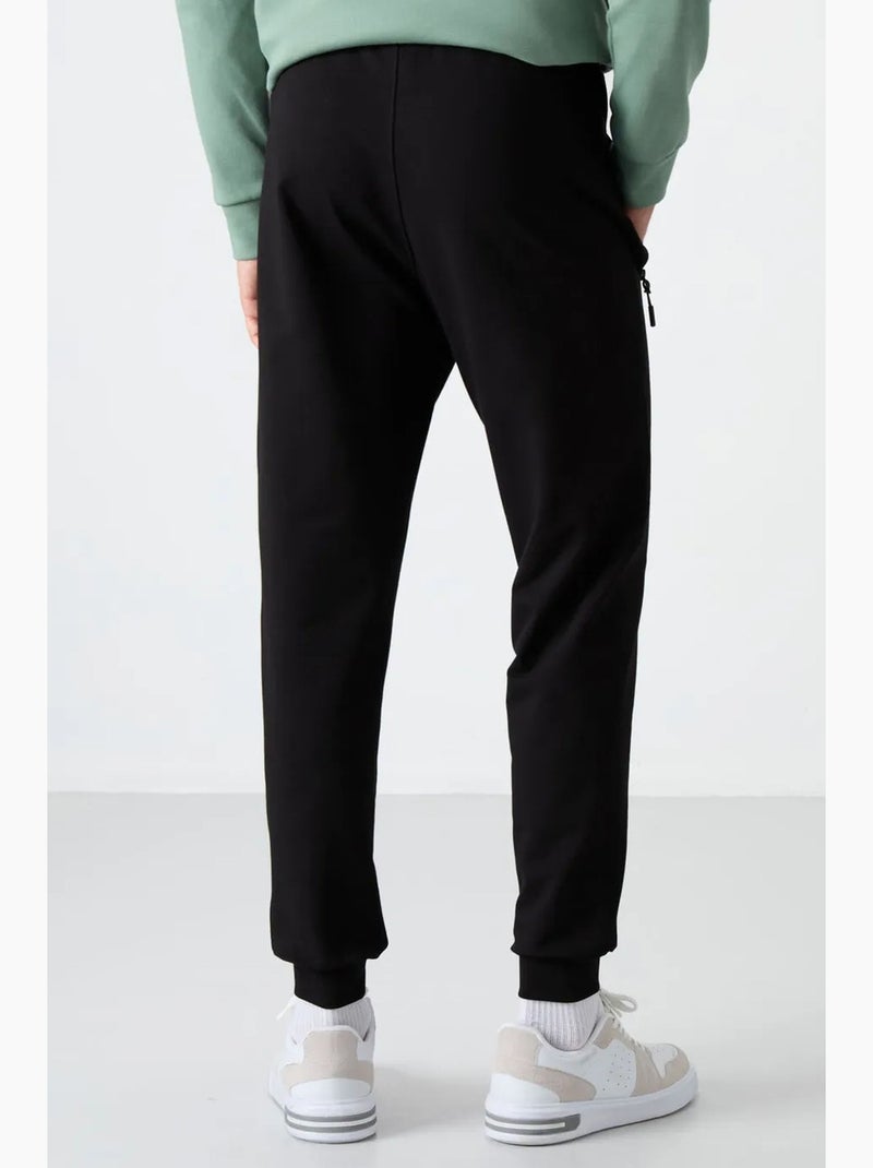 Pantaloni della tuta da uomo in misto cotone tommy Grigio nero - Kiabi