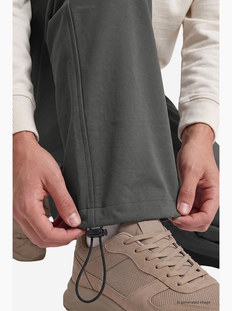 Pantaloni della tuta da uomo in misto cotone tommy Grigio nero - Kiabi