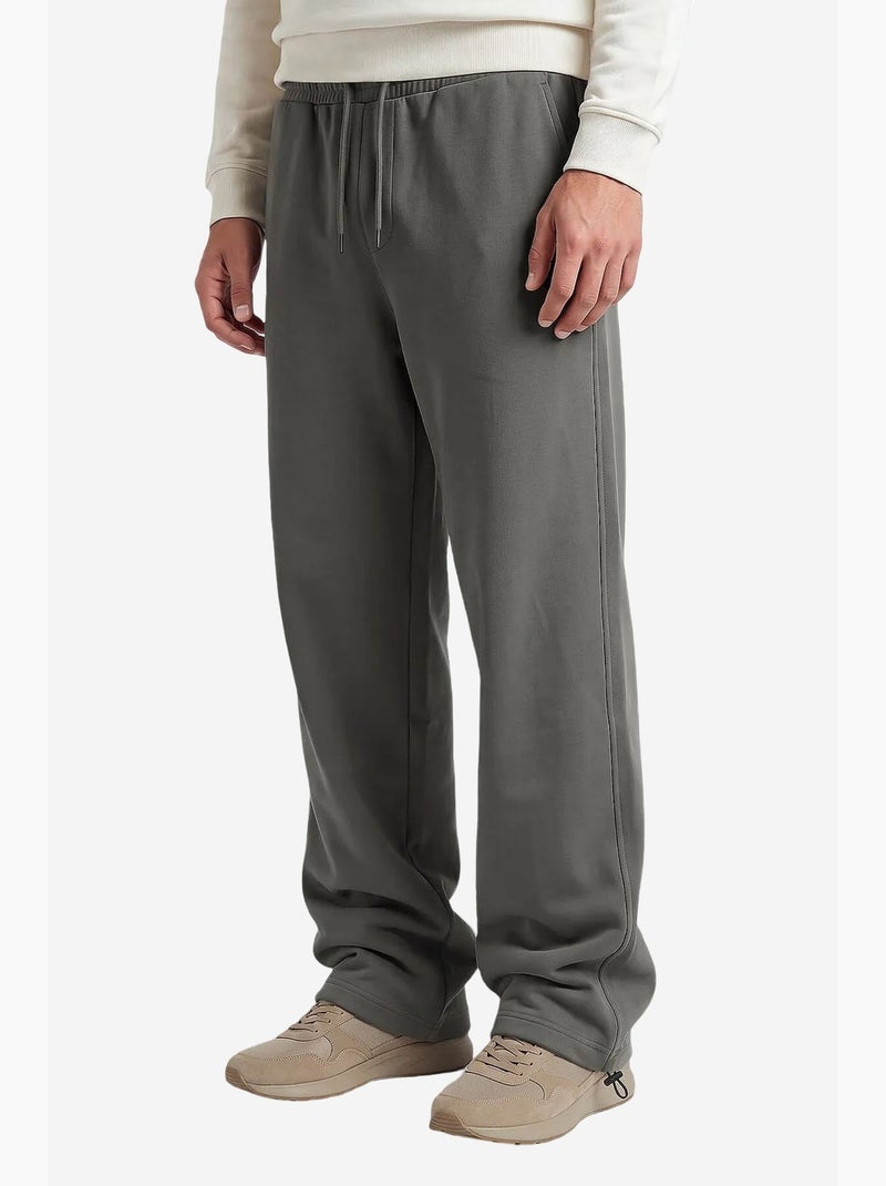 Pantaloni della tuta da uomo in misto cotone tommy Grigio nero - Kiabi