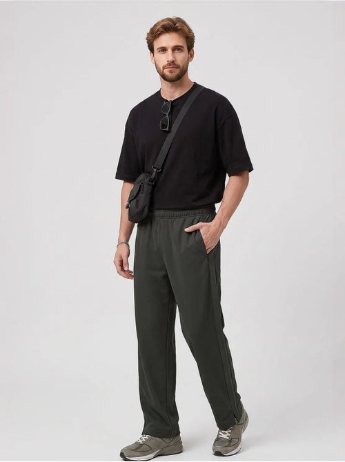 Pantaloni della tuta da uomo in misto viscosa tommy - Kiabi Pantaloni della tuta da uomo in misto viscosa tommy - Kiabi