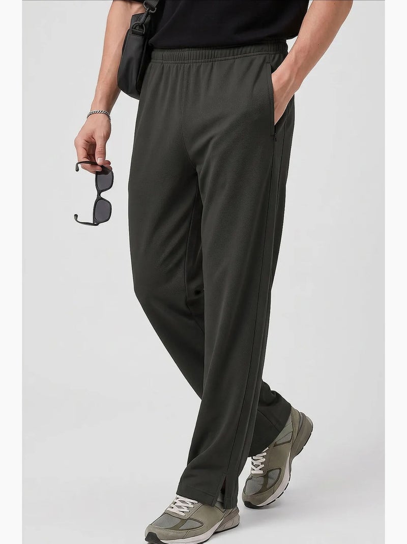 Pantaloni della tuta da uomo in misto viscosa tommy Verde kaki - Kiabi
