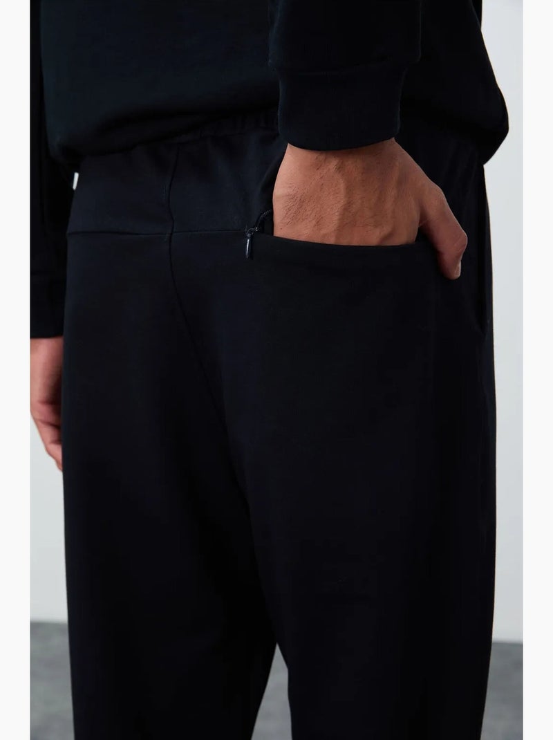 Pantaloni della tuta da uomo regular fit in misto cotone tommy Blu laguna - Kiabi
