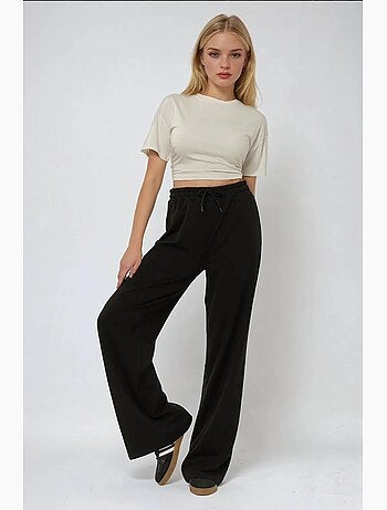 Pantaloni della tuta elastici a gamba larga hiccup