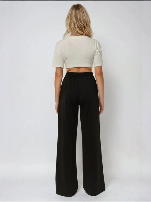 Pantaloni della tuta elastici a gamba larga hiccup - Kiabi Pantaloni della tuta elastici a gamba larga hiccup - Kiabi