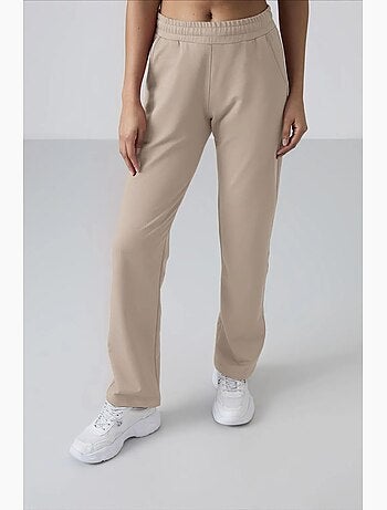 Pantaloni della tuta in felpa a gamba dritta da donna tommy