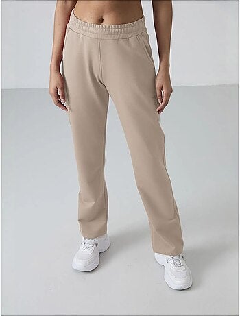 Pantaloni della tuta in felpa a gamba dritta da donna tommy