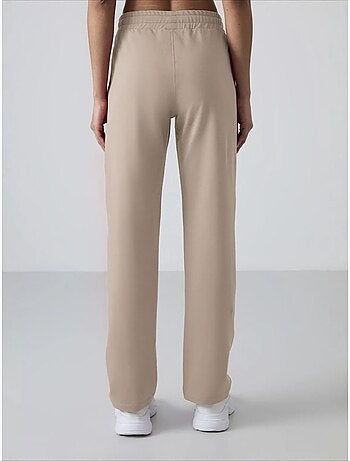 Pantaloni della tuta in felpa a gamba dritta da donna tommy