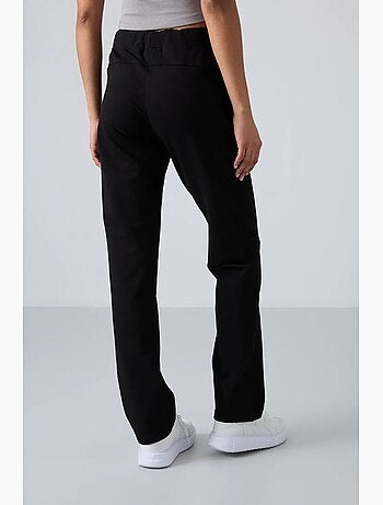Pantaloni della tuta in felpa a gamba dritta da donna tommy