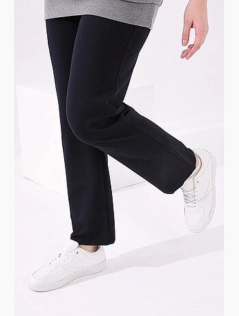 Pantaloni della tuta in maglia a gamba dritta da donna tommy