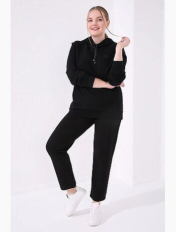 Pantaloni della tuta in maglia a gamba dritta da donna tommy