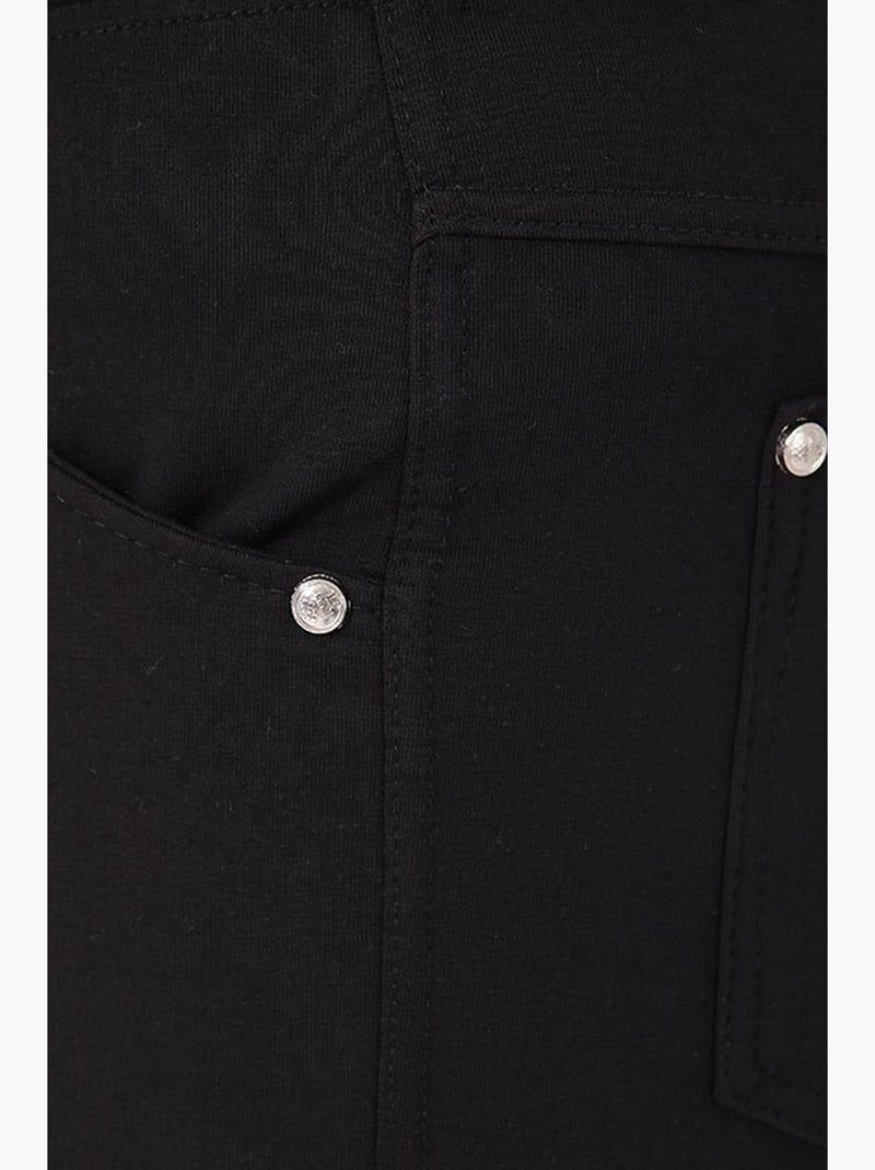 Pantaloni della tuta in maglia a gamba dritta da donna tommy Nero - Kiabi