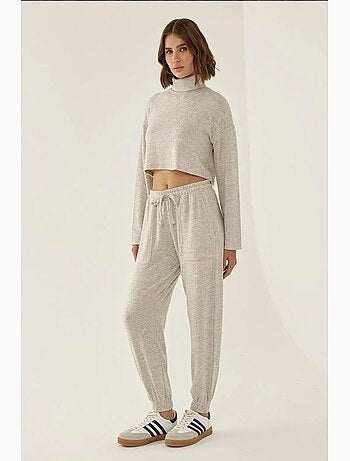 Pantaloni della tuta in maglia con elastico in vita hiccup