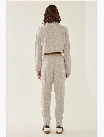 Pantaloni della tuta in maglia con elastico in vita hiccup