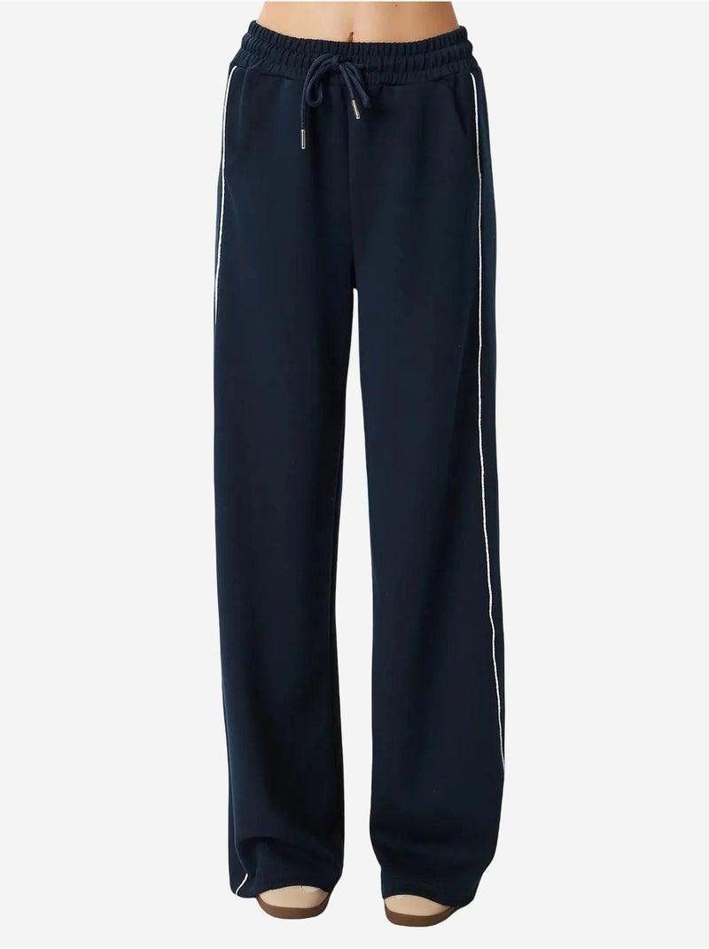Pantaloni della tuta in maglia di cotone regular fit istanbul Blu marino - Kiabi