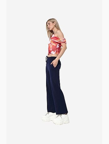 Pantaloni della tuta pull-on a gamba ampia busem
