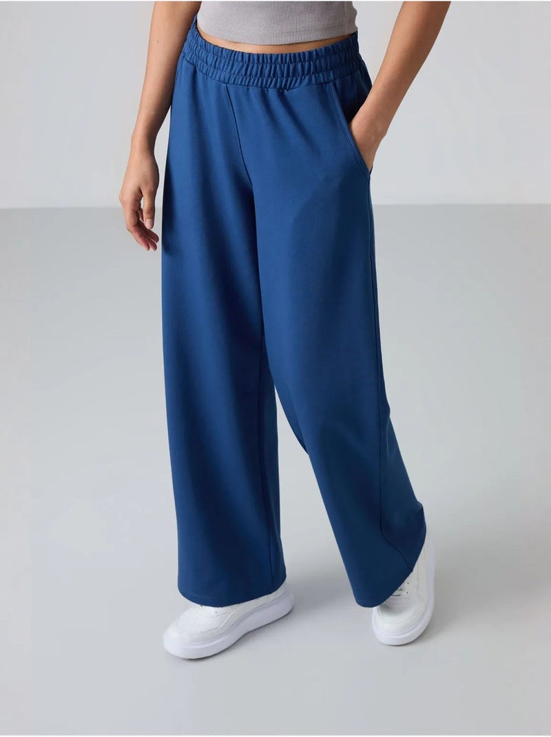 Pantaloni della tuta pull-on a gamba ampia tommy Blu cobalto - Kiabi
