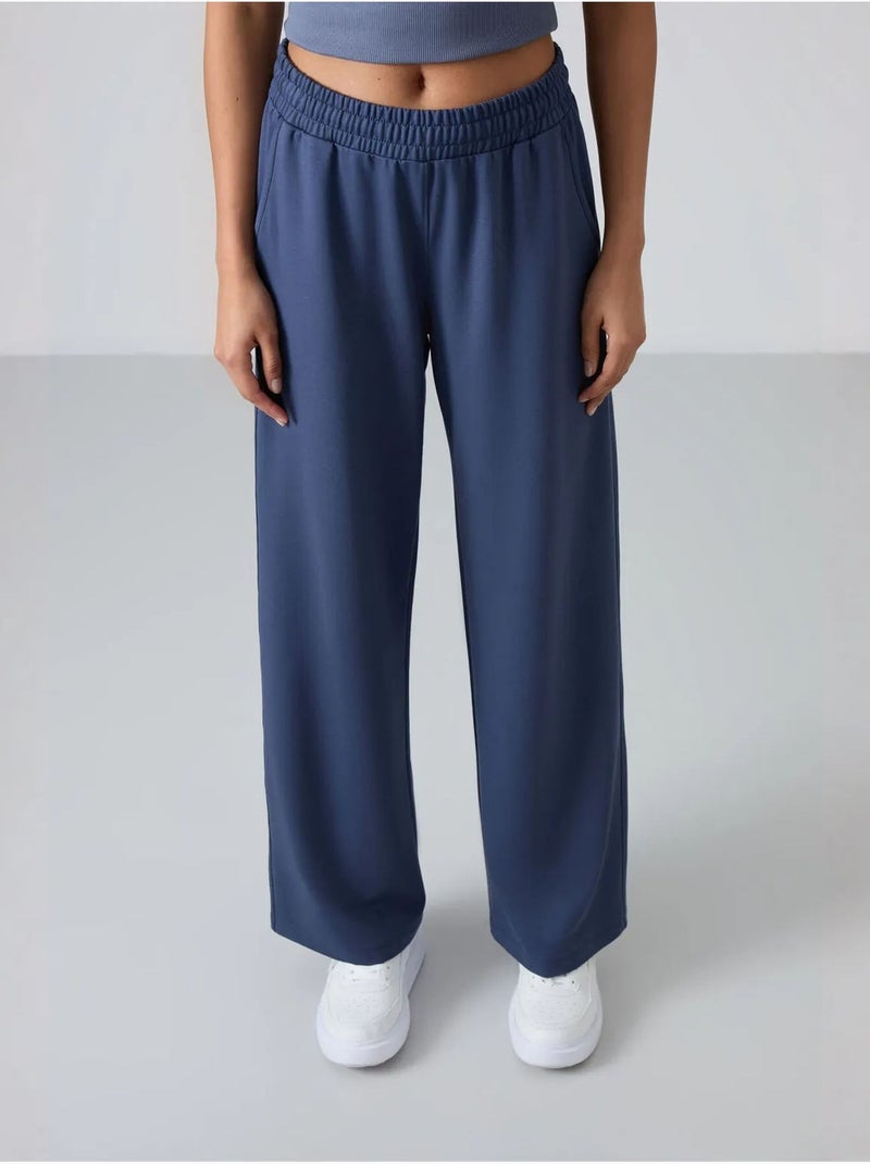 Pantaloni della tuta pull-on a gamba ampia tommy Blu grigiastro - Kiabi