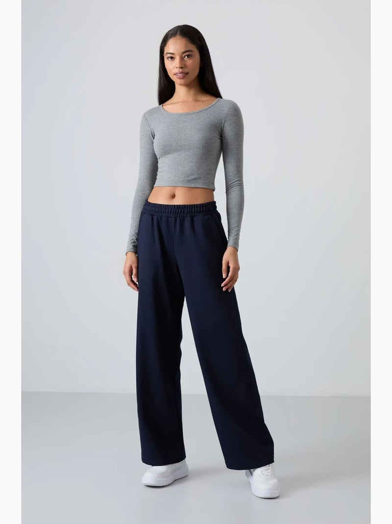 Pantaloni della tuta pull-on a gamba ampia tommy Blu marino - Kiabi
