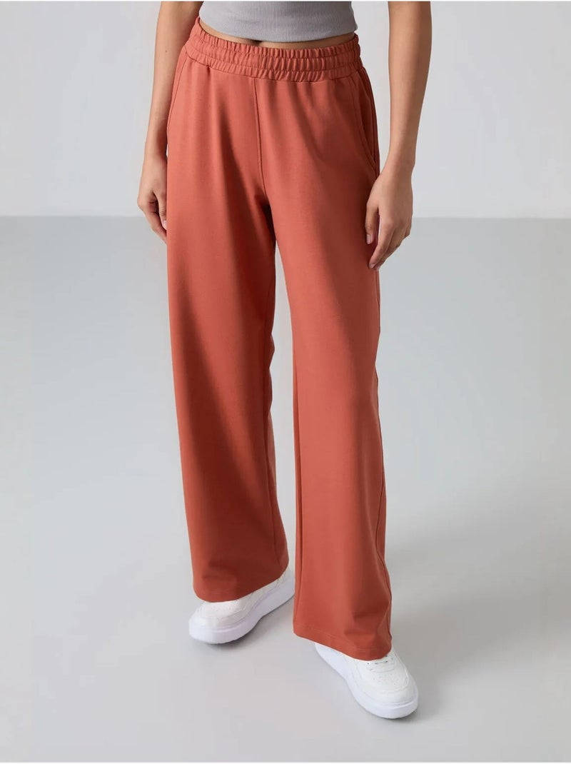 Pantaloni della tuta pull-on a gamba ampia tommy Terracotta - Kiabi