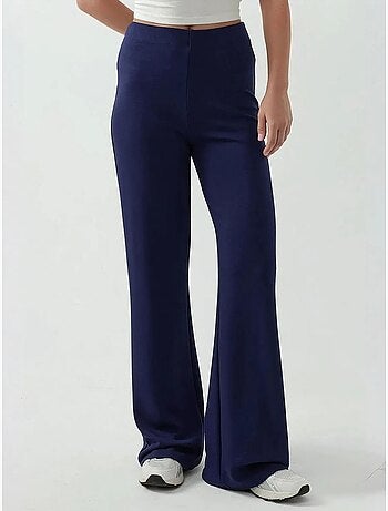 Pantaloni della tuta relaxed fit a gamba dritta con tocco modal hiccup