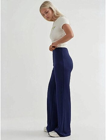Pantaloni della tuta relaxed fit a gamba dritta con tocco modal hiccup