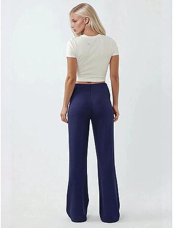 Pantaloni della tuta relaxed fit a gamba dritta con tocco modal hiccup