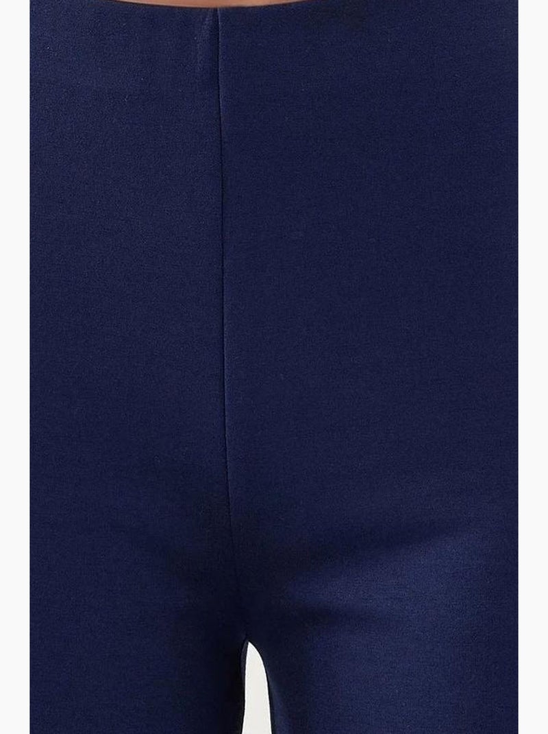 Pantaloni della tuta relaxed fit a gamba dritta con tocco modal hiccup Blu scuro - Kiabi