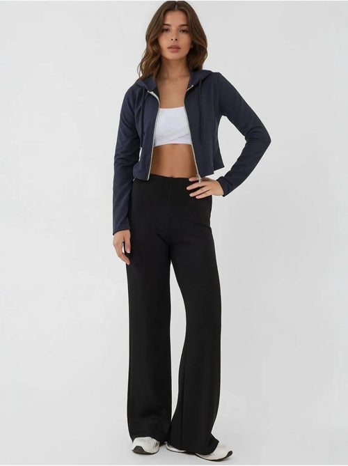 Pantaloni della tuta relaxed fit a gamba dritta con tocco modal hiccup - Kiabi