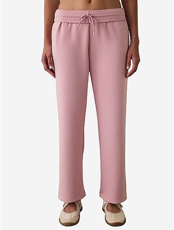 Pantaloni della tuta silky feel con vita normale e inserti penti