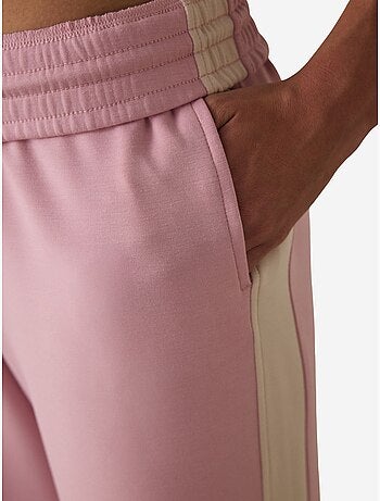 Pantaloni della tuta silky feel con vita normale e inserti penti