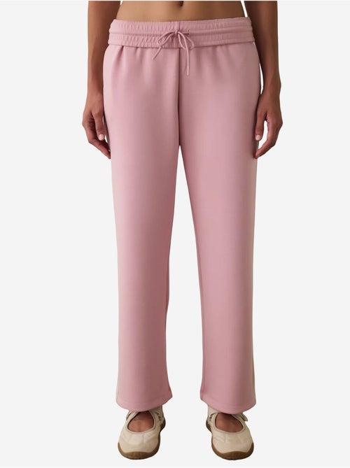 Pantaloni della tuta silky feel con vita normale e inserti penti - Kiabi Pantaloni della tuta silky feel con vita normale e inserti penti - Kiabi
