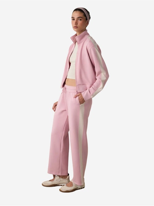 Pantaloni della tuta silky feel con vita normale e inserti penti - Kiabi Pantaloni della tuta silky feel con vita normale e inserti penti - Kiabi