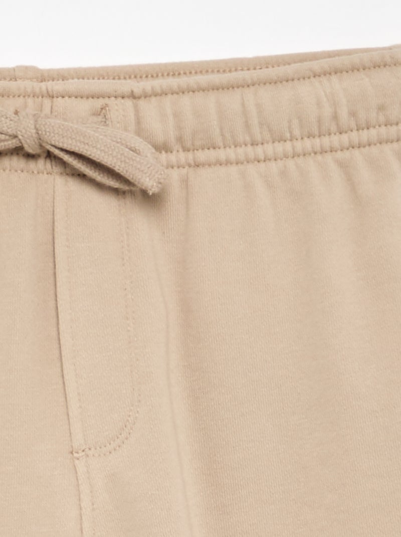 Pantaloni della tuta uniti in French Terry Beige - Kiabi