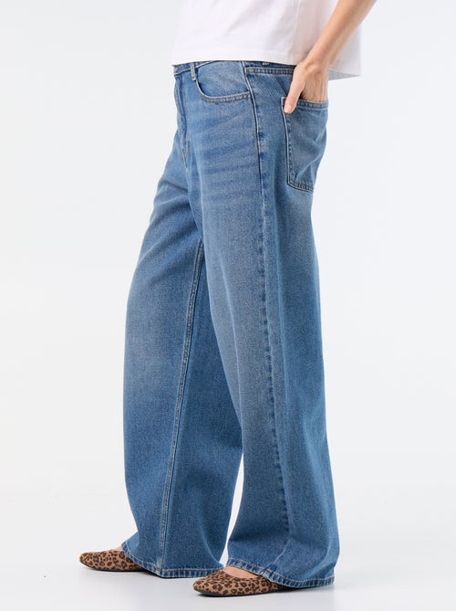 Pantaloni denim baggy - Kiabi