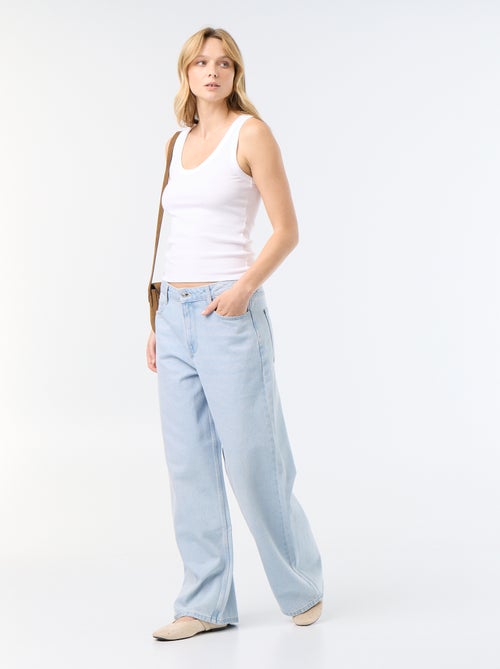 Pantaloni denim baggy - Kiabi