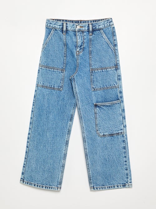 Pantaloni denim baggy - Kiabi