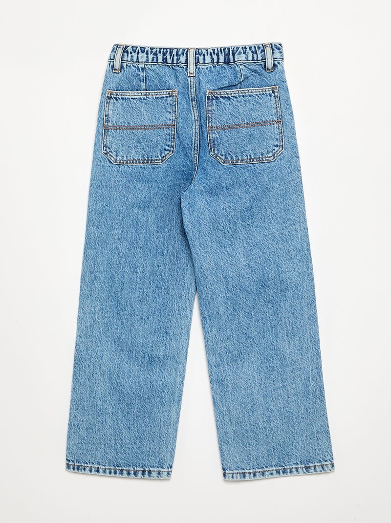Pantaloni denim baggy Blu - Kiabi