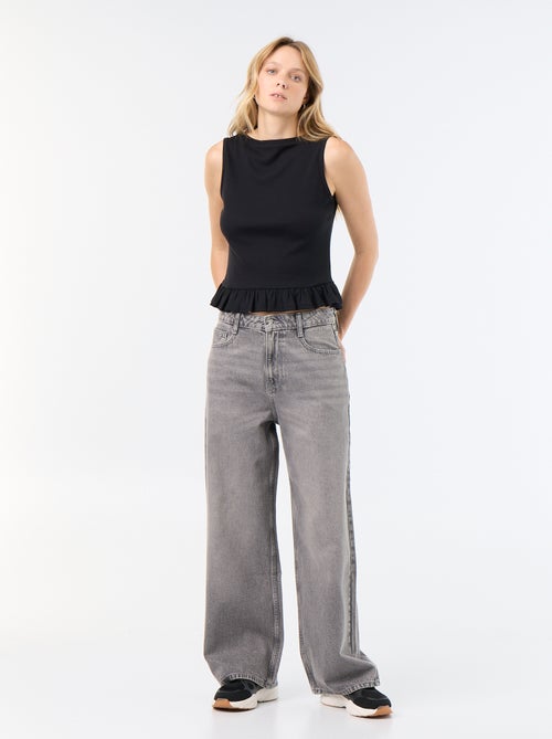 Pantaloni denim baggy - Kiabi
