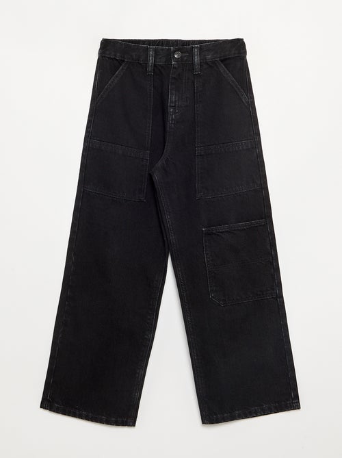 Pantaloni denim baggy - Kiabi