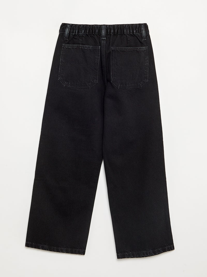 Pantaloni denim baggy Grigio - Kiabi