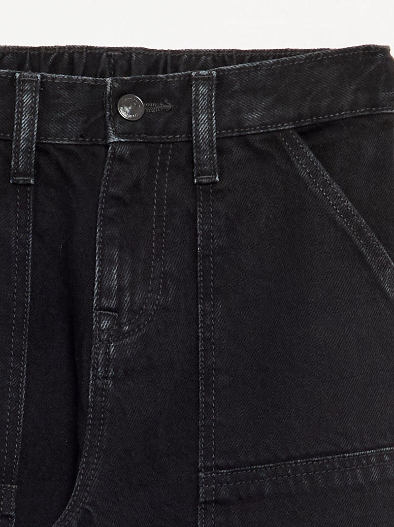 Pantaloni denim baggy Grigio - Kiabi