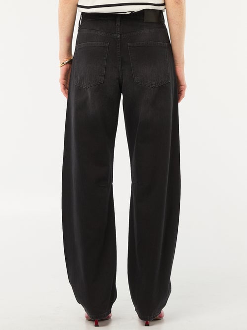 Pantaloni denim balloon in cotone - Kiabi