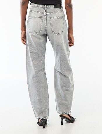 Pantaloni denim balloon in cotone