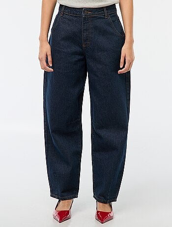Pantaloni denim barrel fit