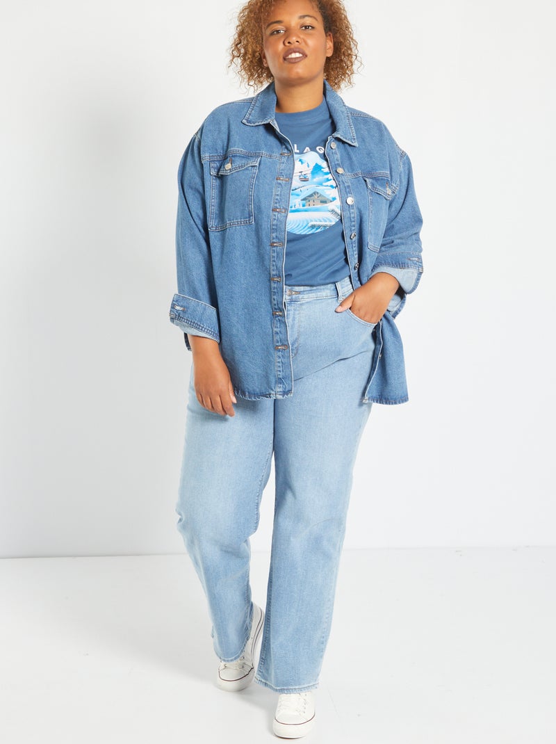 Pantaloni denim blu - Kiabi