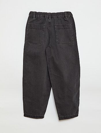 Pantaloni denim / jeans taglio balloon ampio