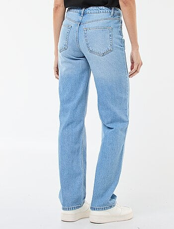 Pantaloni denim regular in cotone - L34