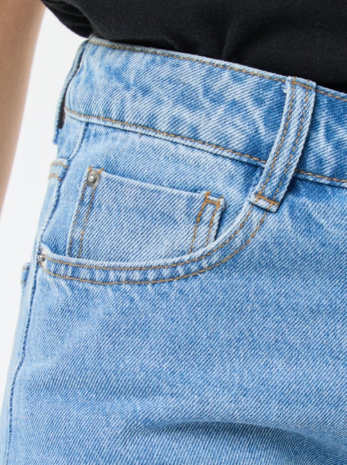 Pantaloni denim regular in cotone - L34 - Kiabi